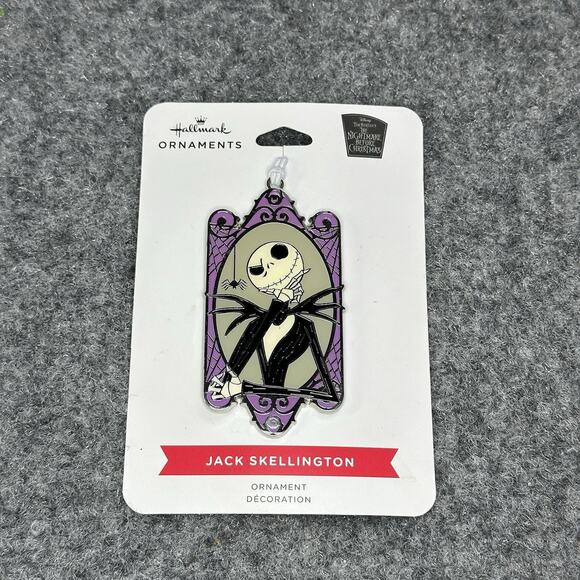 Hallmark Disney Ornament NEW JACK SKELLINGTON Nightmare Before Christmas 2.5" - Picture 1 of 4